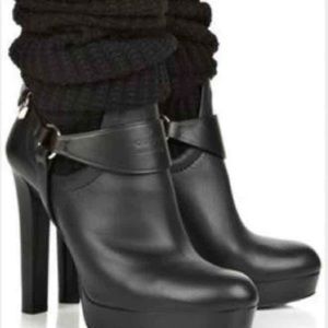 Gucci thigh high sweater boots